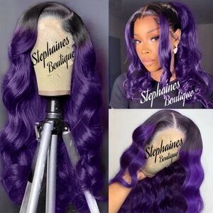 Human Hair Blended Lace Front Wig